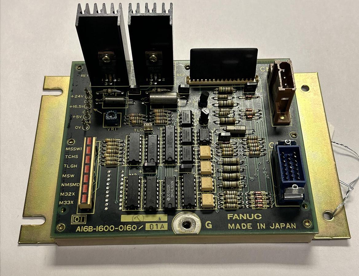 Used FANUC,A16B-1600-016 /A16B-1600-0160/01A, SERVO CONTROL MODULE
