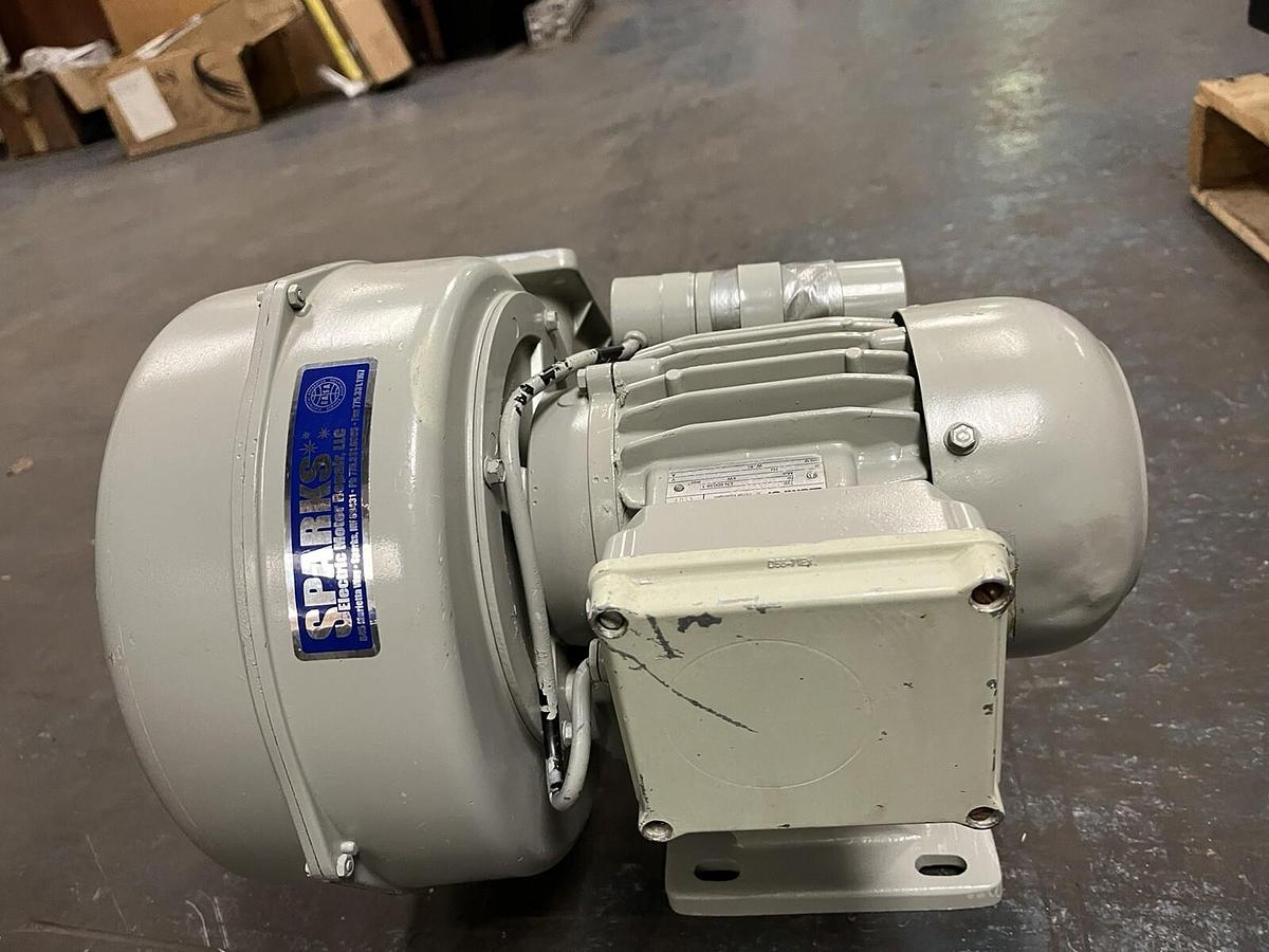 Used Elektor,E-060/RS,Centrifugal Blower Fan 1PH .45kW 230V