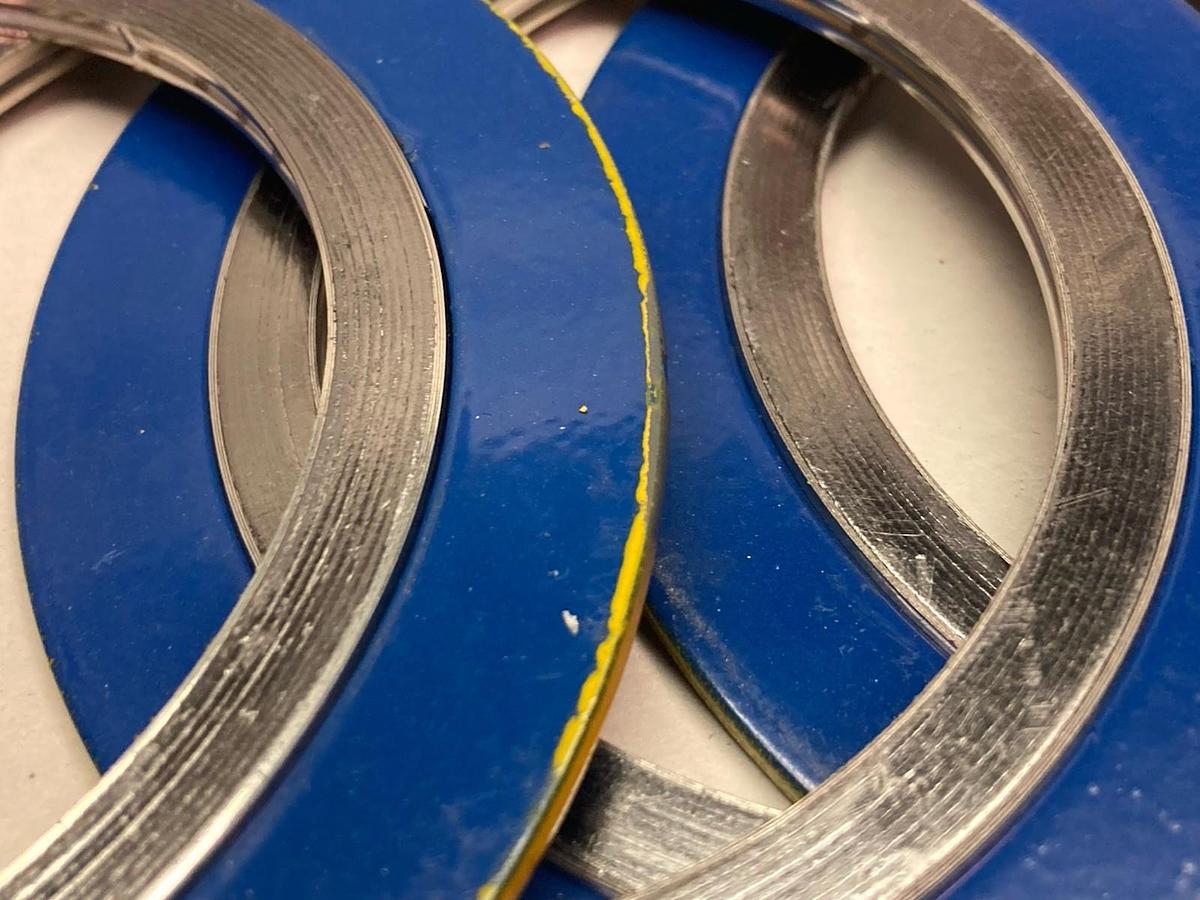 Garlock Flexseal,3-4-600 ASME,3 Inch Spiral Flange Gasket 304/F.G. B16.20 LOT OF
