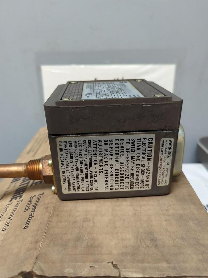 IMO BARKSDALE,L12H-H454,TEMPERATURE SWITCH NOS
