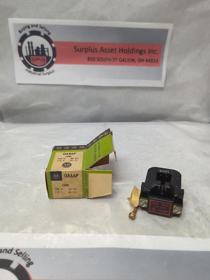 ALLEN BRADLEY,0A86P,COIL 110-120V 50-60CY NOS