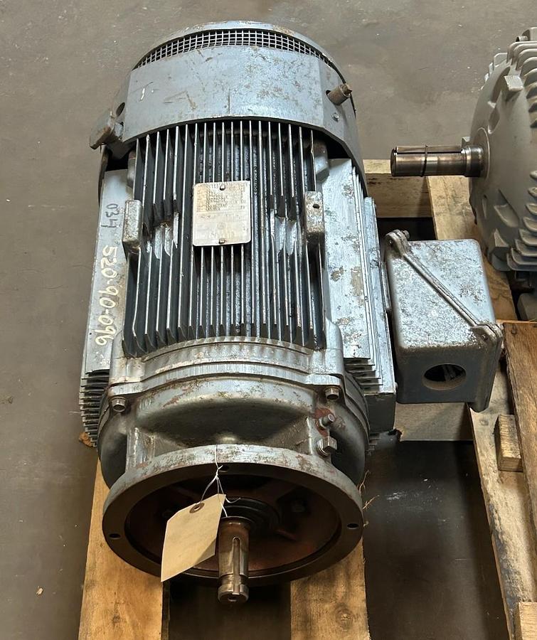 Used GE,5K254FP239E,VERTICAL MOTOR 15HP 230/460V 1750RPM 3PH L254HP10 FRAME
