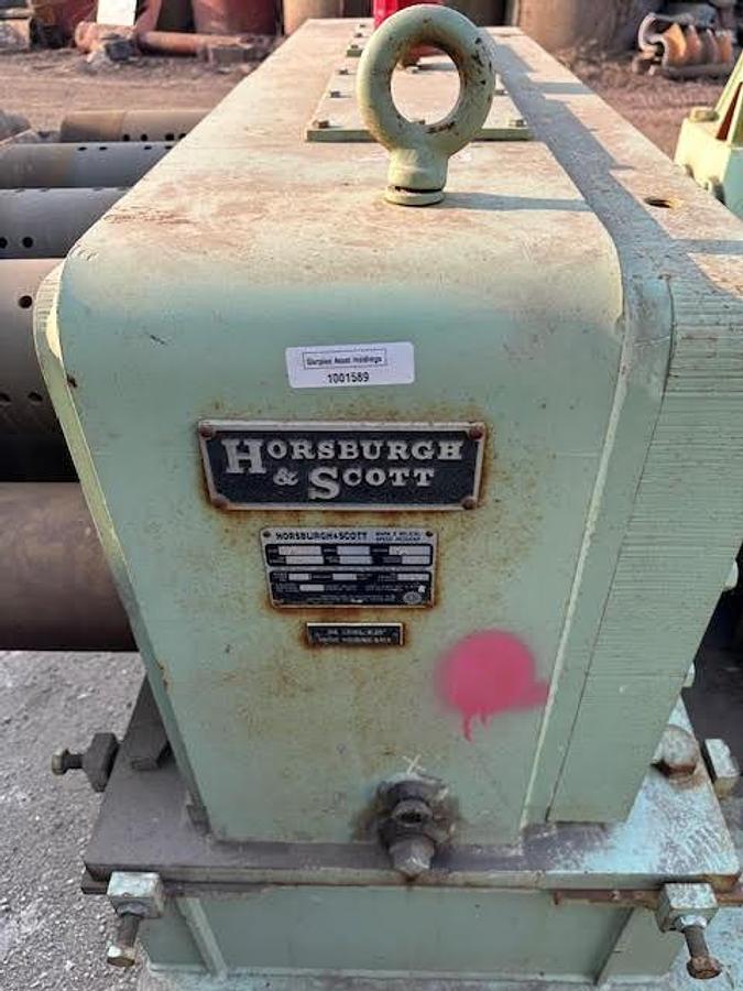 Used Horsburgh & Scott,Mark II Helical Speed Reducer 1:1 Ratio 125HP