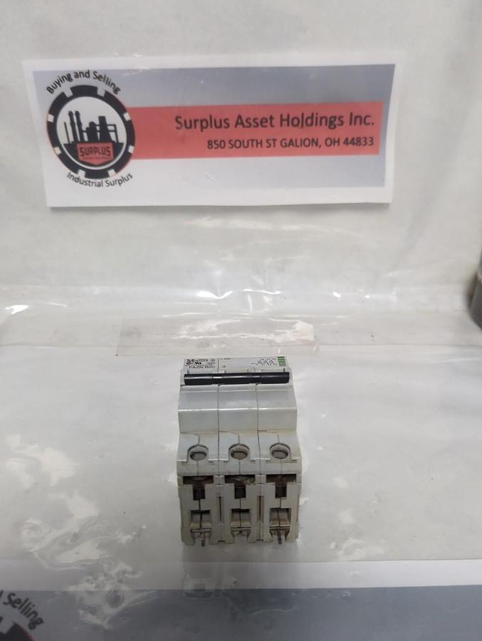 Used KLOCKNER MOELLER,FAZN B20,CIRCUIT BREAKER 3-POLE 5KA-277/480VAC PRE-OWNED