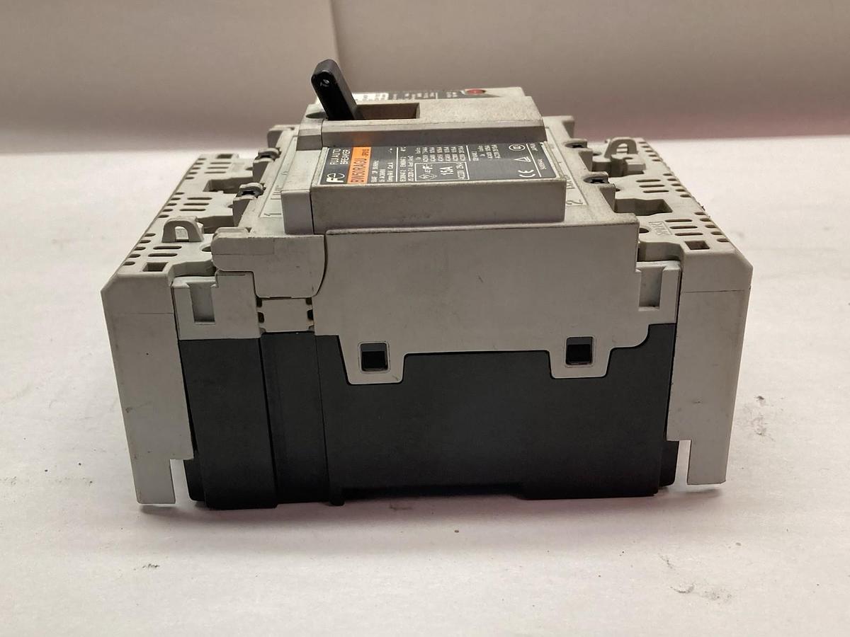 Used Fuji Electric,BW50RAGU-3P015,2-Phase Circuit Breaker 50AF 50/60Hz