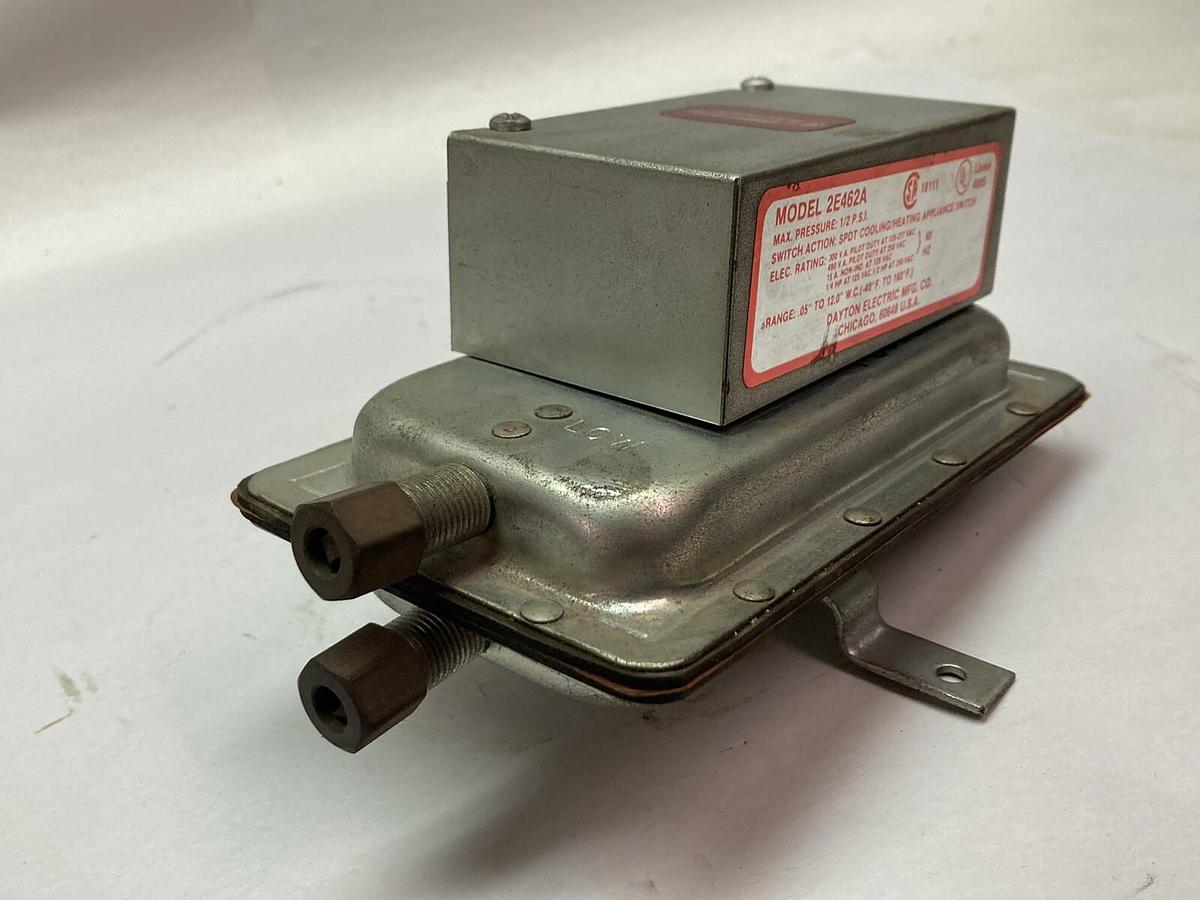 Dayton,Model 2E462A,Pressure Switch Cooling Heating SPDT