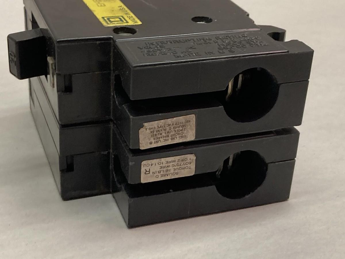Used Square D,EHB24020,Circuit Breaker 20A 2Pole