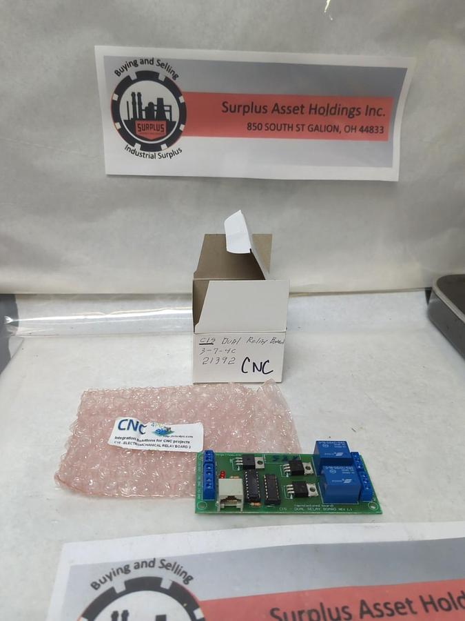 CNC,C15 RELAY BOARD REV 1.1 NOS