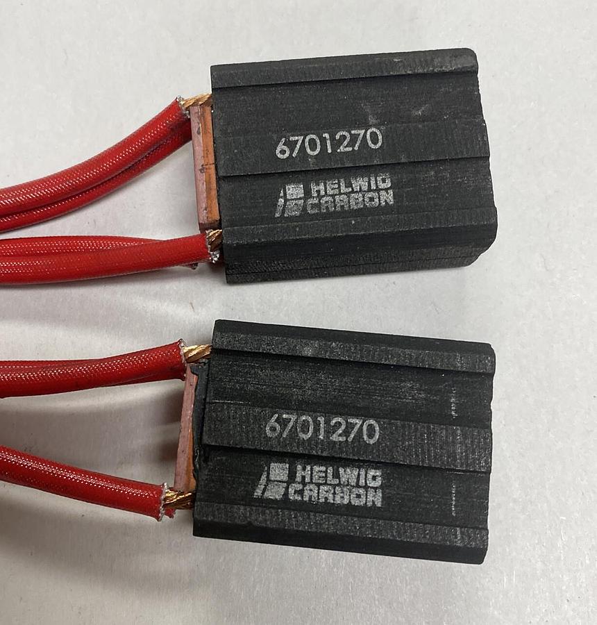 Helwig Carbon,6701270,Carbon Brushes  Lot Of 2 NOS
