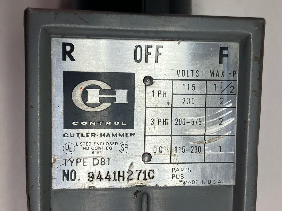 Used Furnas,9441H271C,Drum Switch Type DB1