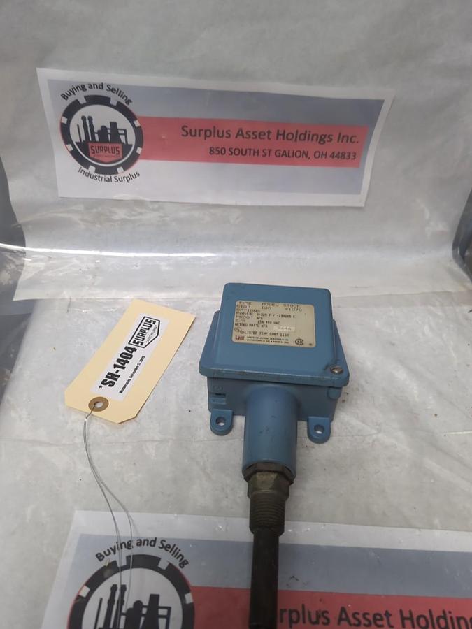 Used UNITED ELECTRIC,B100-120,TEMPERATURE CONTROLLER 0-225F PRE-OWNED