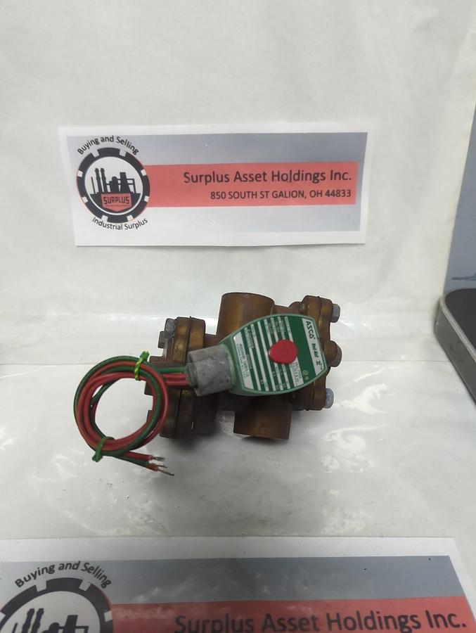 Used ASCO,8210B27,SOLENOID VALVE 1 INCH 20 WATT PRE-OWNED