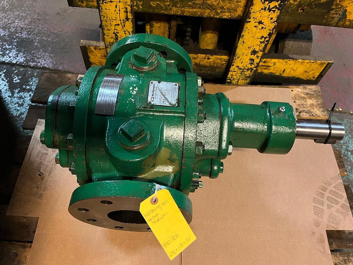Used WORTHINGTON,4GRWM1,ROTARY GEAR PUMP 4"