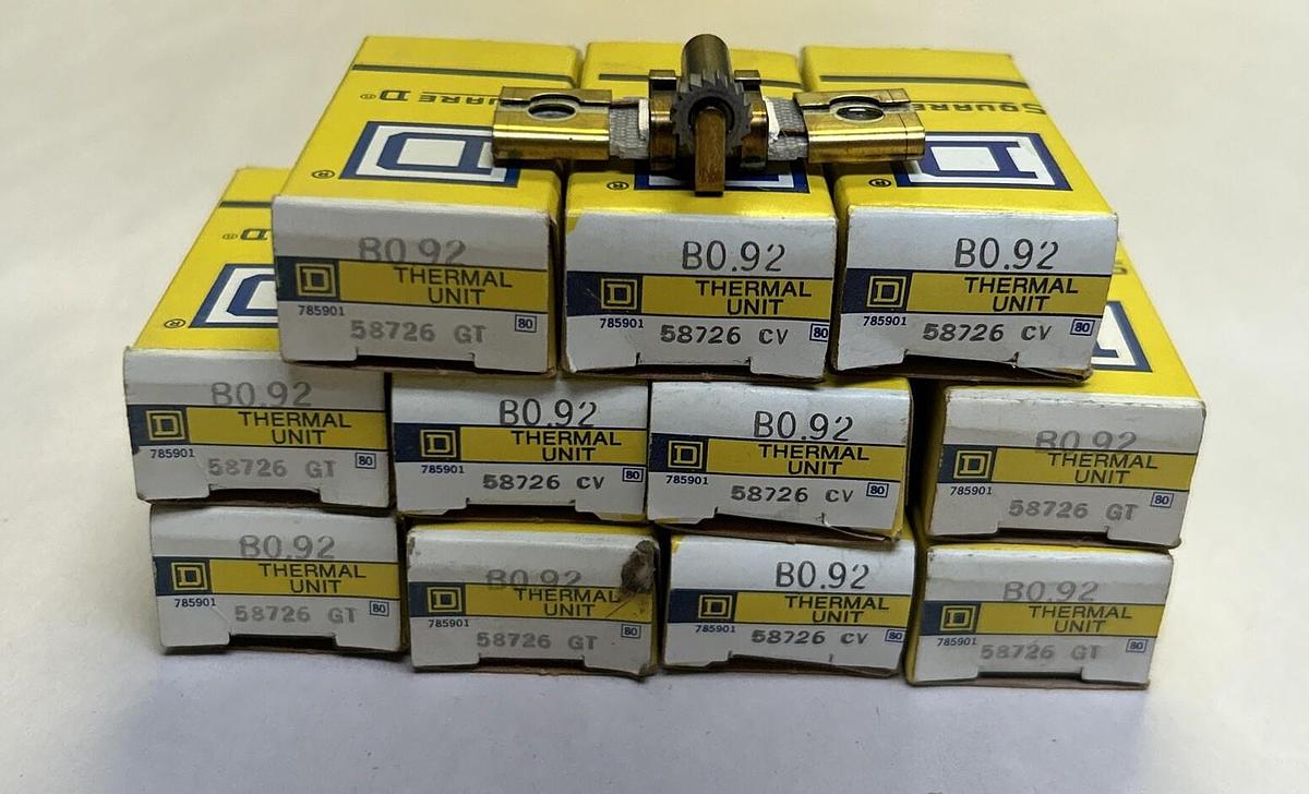 SQUARE D,B0.92,OVERLOAD RELAY HEATER THERMAL UNIT LOT OF 11 NEW