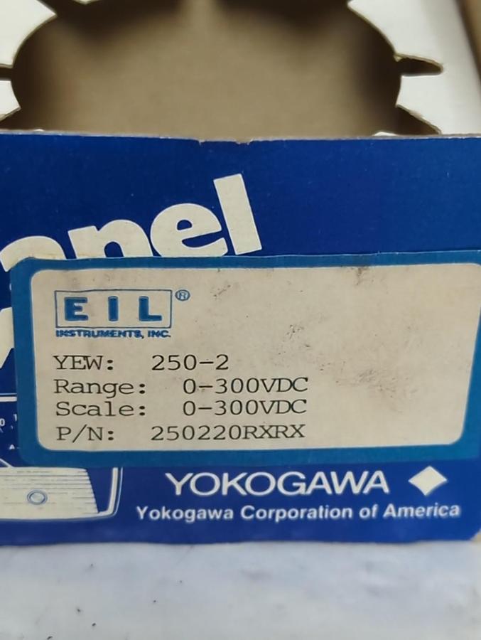 Used GE,250220RXRX,PANEL METER 0-300VDC NOS