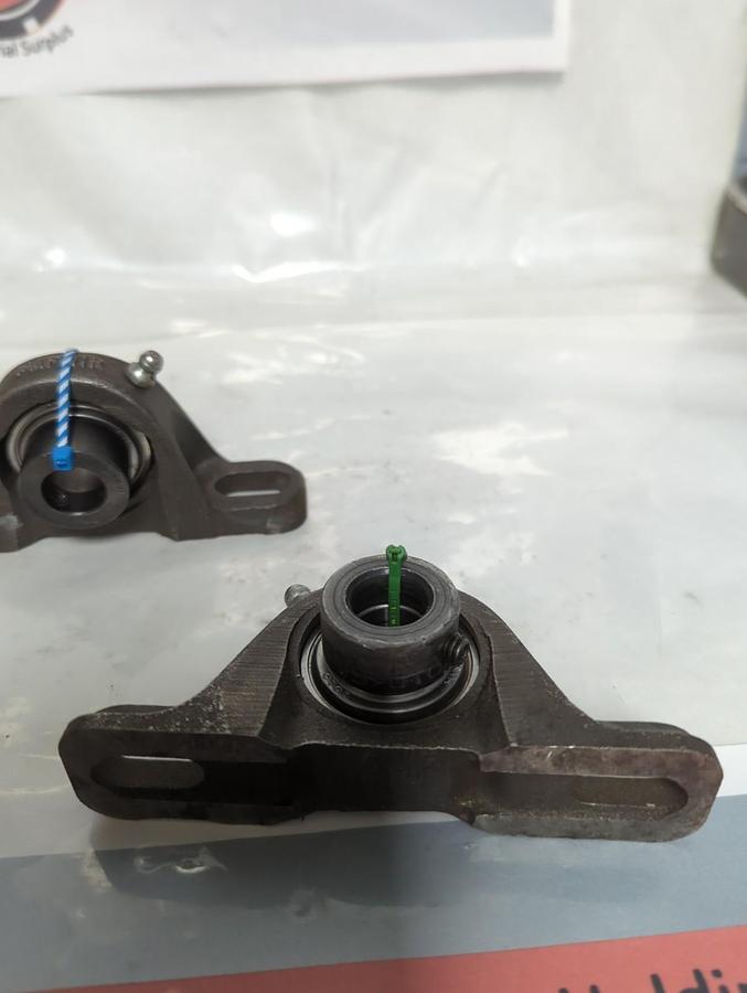 Used FAFNIR,1010,PILLOW BLOCK BEARING LOT OF 2 PRE-OWNED