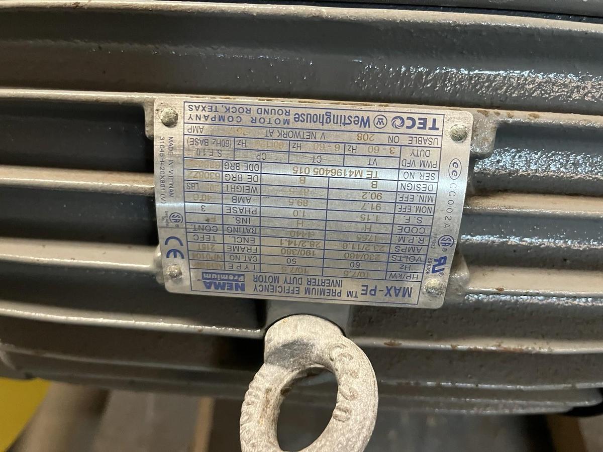 AEROVENT,20-ARR9R-CL-3,FAN BLOWER 10HP BI-SW 3PH 480V