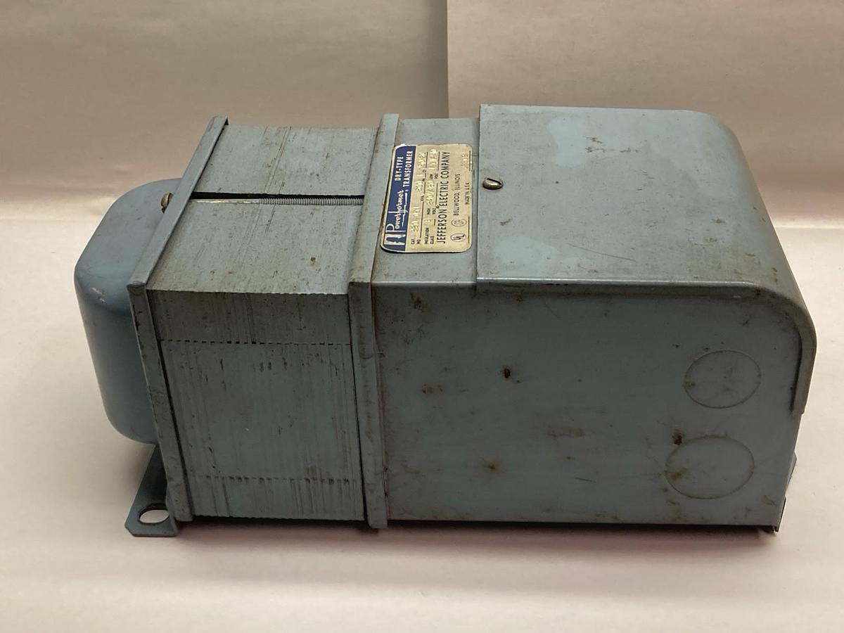 Used Jefferson Electric,220-051,Powerformer Dry Type Transformer 240/480 to 120/240V