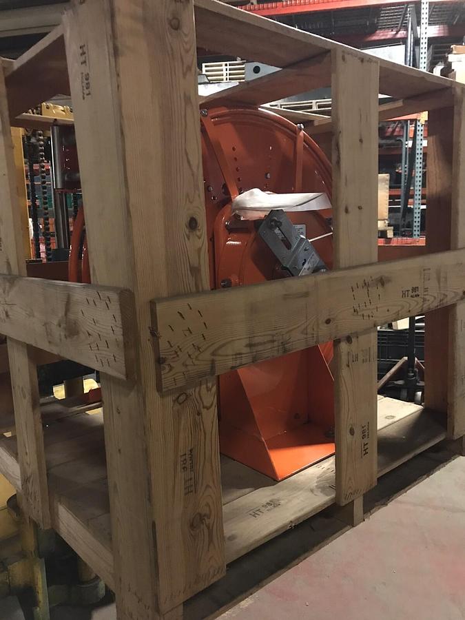 Used Gleason,SP321001-220-22-2,Cable Reel 600V Designed to Retrieve 85Ft 2AWG