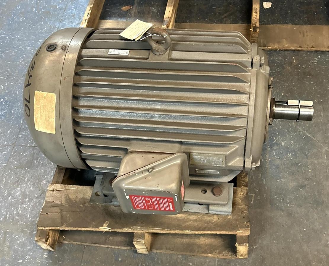 Used MAGNETEK,F39135460,MOTOR 25HP 1180RPM 460V 3PH 324T FRAME