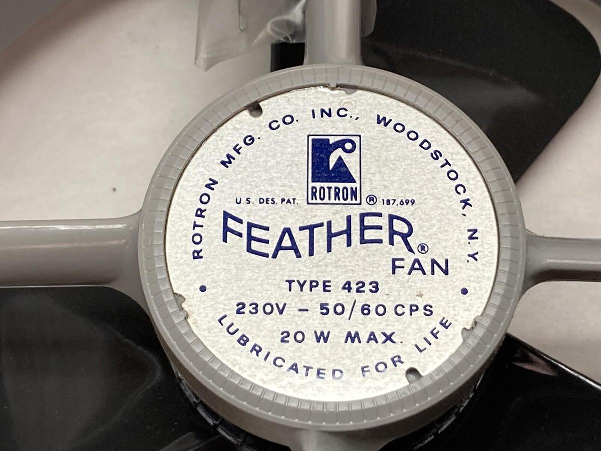 Rotron MFG Feather Type-423,Fan 230V-50/60CPS 20Watt