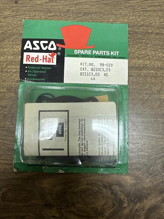 Used Asco,99-019,Spare Parts Kit