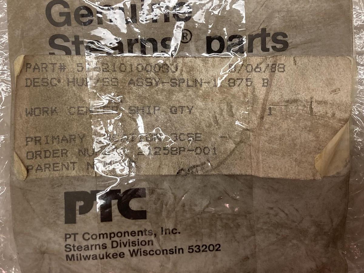 Used Stearns,51621010003D,82000 Series 2-Disc Hub 1-1/2 Inch Bore