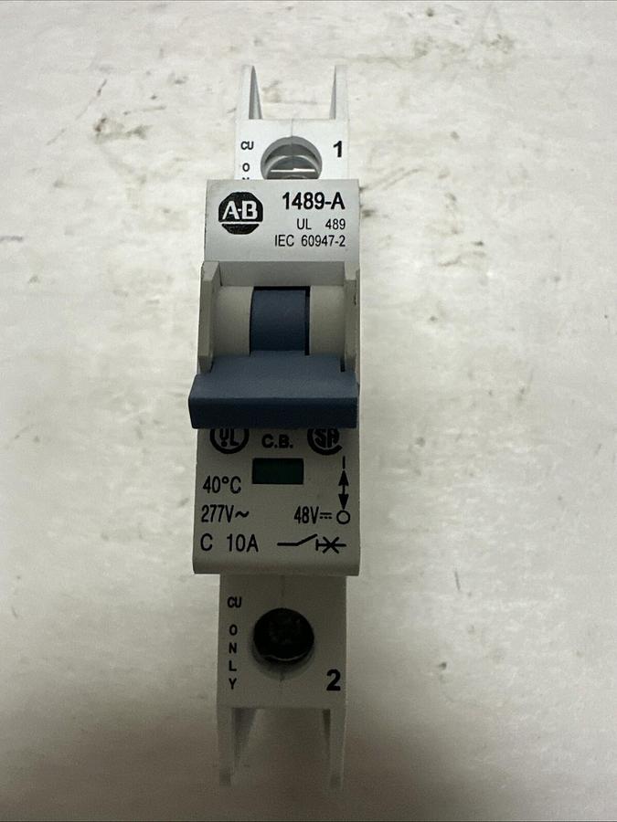 Allen-Bradley,1489 A1C100-AB,Circuit Breaker 10 Amp 1 Pole
