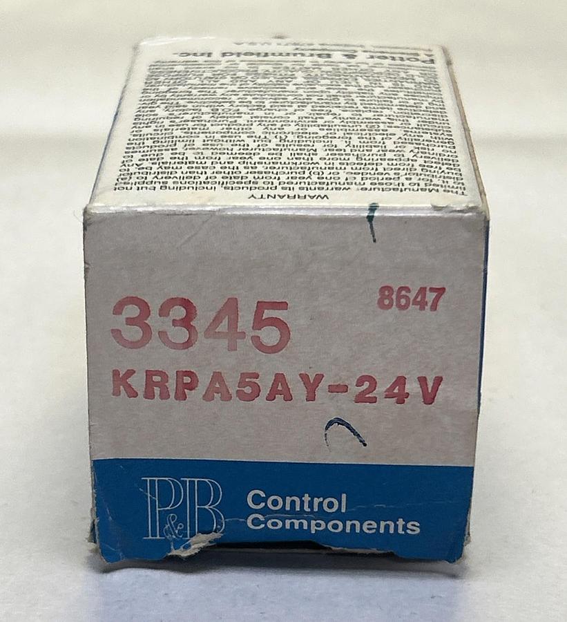 POTTER & BRUMFIELD,KRP45AY-24V,RELAY NOS