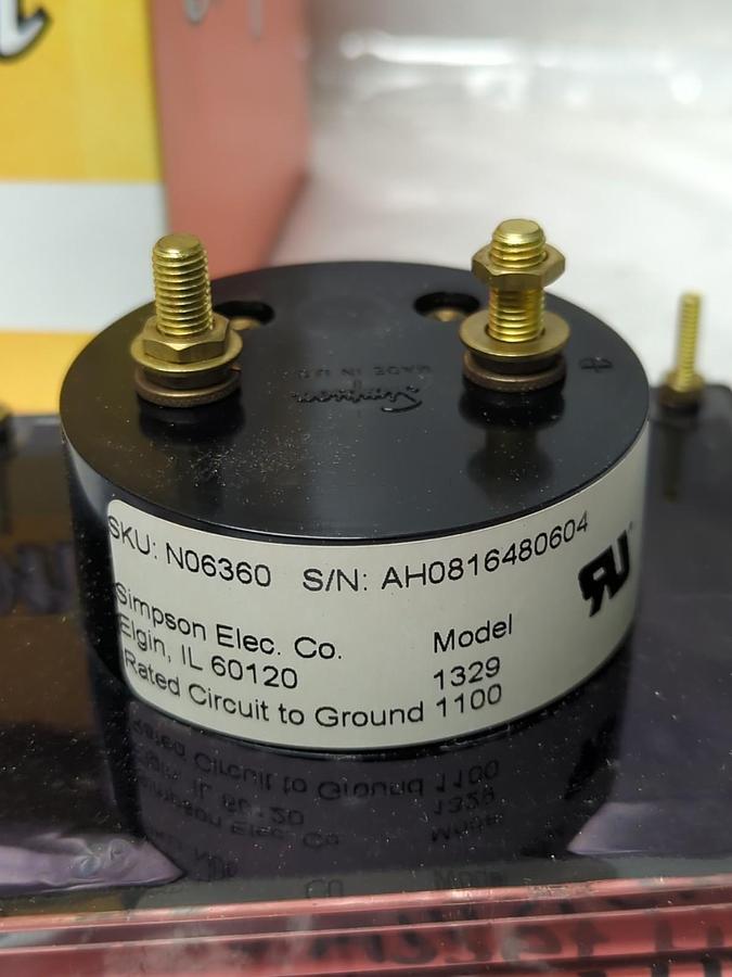 SIMPSON,1329,PANEL METER -4-0-+4 NOS