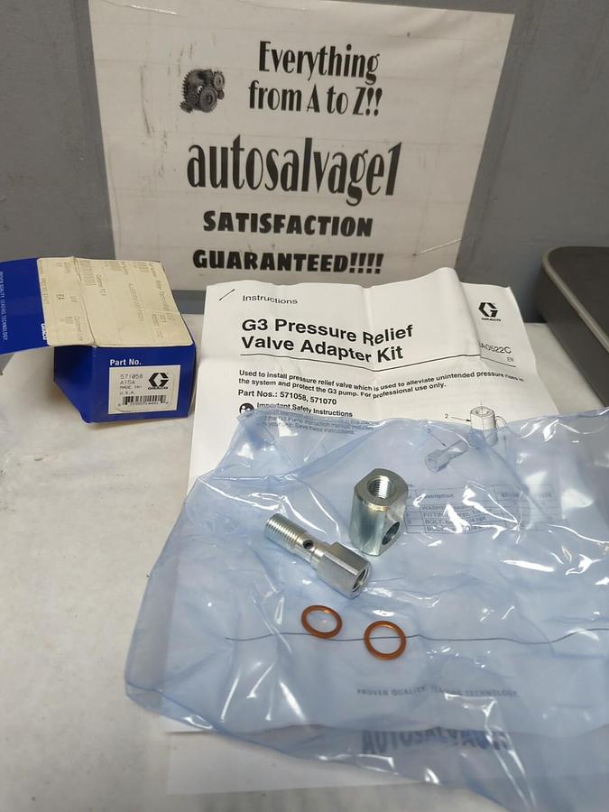 GRACO,571058,PRESSURE RELIEF TO ATMOSPHERE KIT NOS