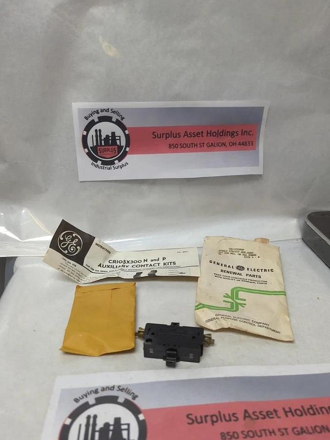 GENERAL ELECTRIC,CR105X300P,SINGLE CIRCUIT AUXILIARY CONTACT KIT NOS