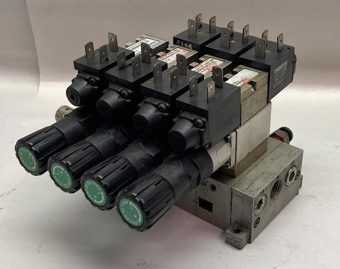 Used Numatics,031SS4004000061,Solenoid Valve w/Sub-D Connector Block