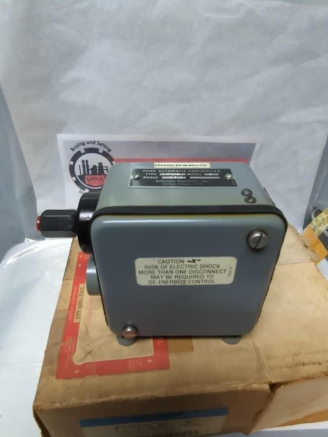 JOHNSON CONTROLS,P72CE,PENN AUTOMATIC PRESSURE CONTROL MODEL 3 NOS