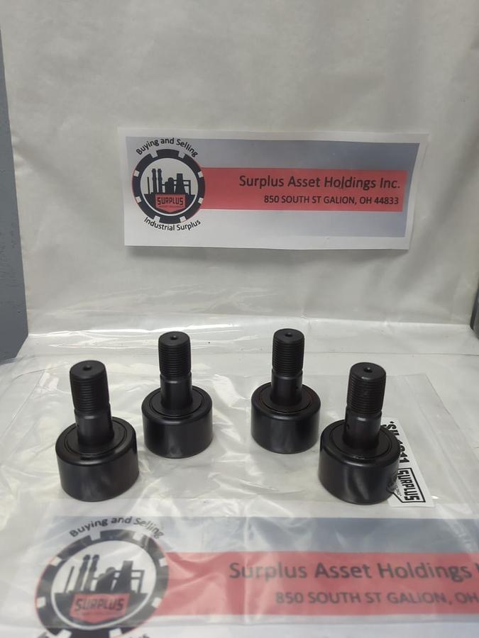 Used MCGILL,CF 2-S,CAM FOLLOWER 2 INCH LOT OF 4 PRE-OWNED