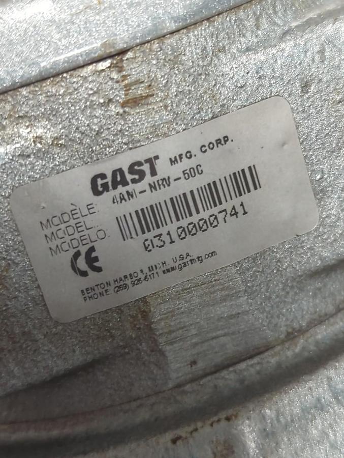 Used GAST,4AM-NRV-50C,AIR MOTOR PRE-OWNED