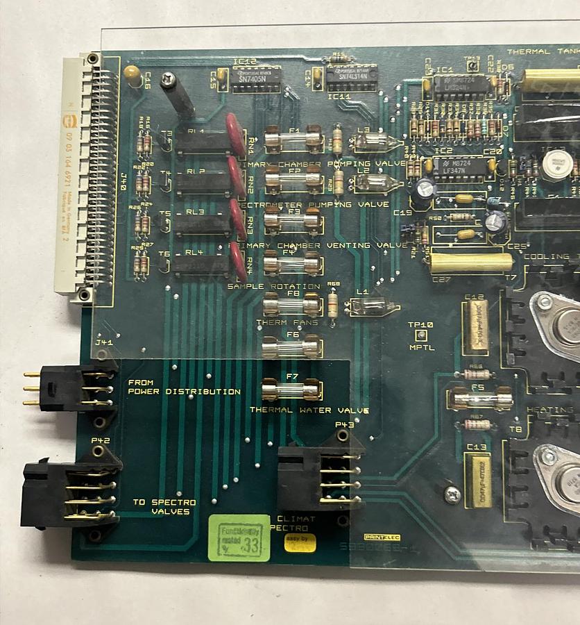 Used PRINTELEC,5930088-1,THERMAL TANK REGULATION BAORD