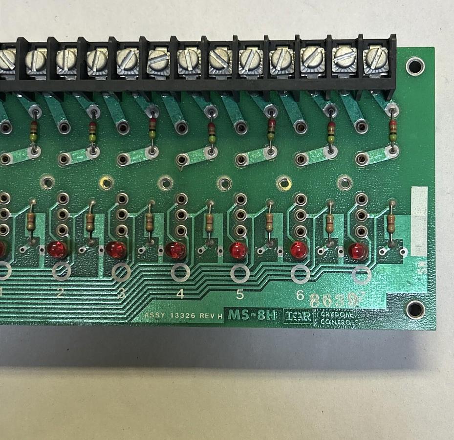 Used CRYDOM CONTROLS,MS-8H,MOUNTING BOARD