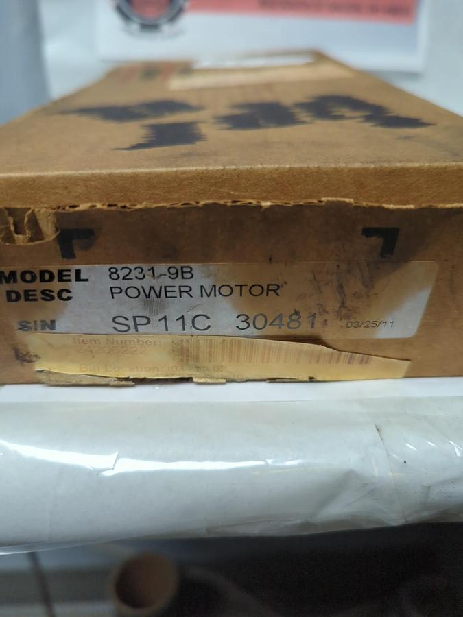 Used ARO TOOL PRODUCTS,8231-9B,PNEUMATIC POWER MOTOR-AIR 475 RPM USED