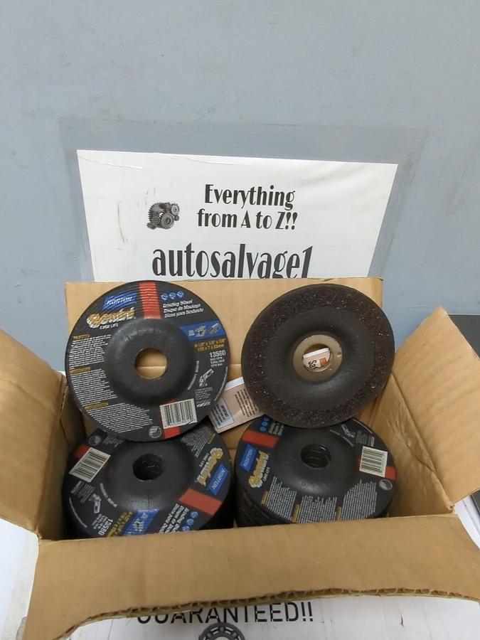 NORTON GEMINI,30611,4-1/2 INCH X 1/4 INCH X 7/8 INCH GRINDING WHEEL LOT OF 18