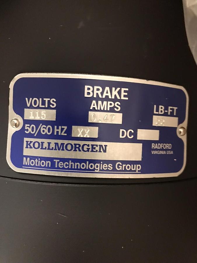 Used KollMorgen,TTRB1-4234-3064-AA,DC Servo Motor