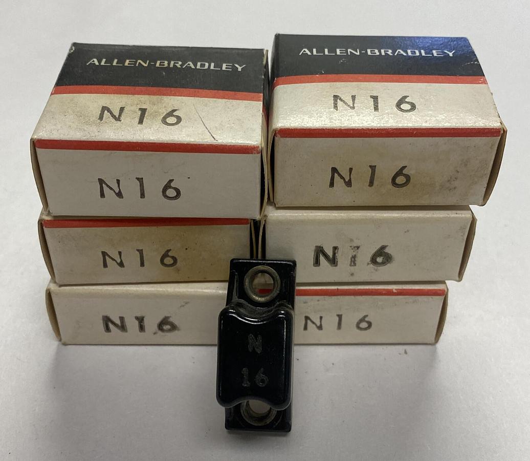 ALLEN BRADLEY,N16,OVERLOAD RELAY HEATER ELEMENT LOT OF 7 NOS