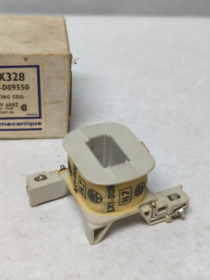 TELEMECANIQUE,LX1-D09550,OPERATING COIL 600V 60HZ 5X328 NOS