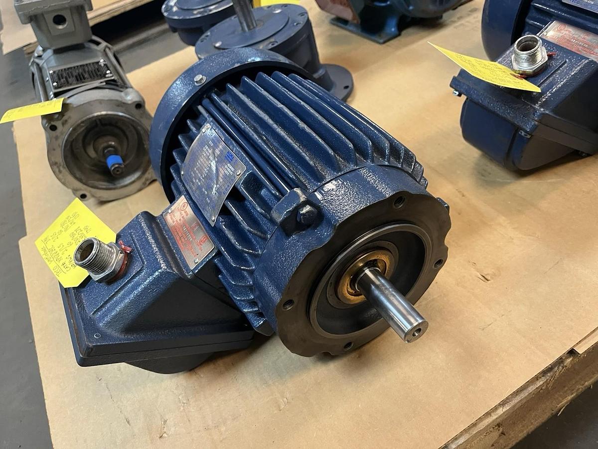 Used TECO,XPV0024C,EXPLOSION PROOF MOTOR 2HP 1740RPM 230/460V 3PH 145TC