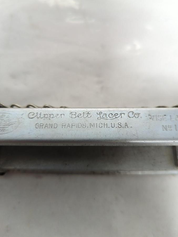 Used CLIPPER BELT LACER CO.,NO 1-6,VISE LACER PRE-OWNED