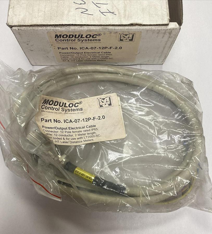 Moduloc Control Systems,ICA-07-12P-F-2.0, Power  Output Electrical Cable NOS