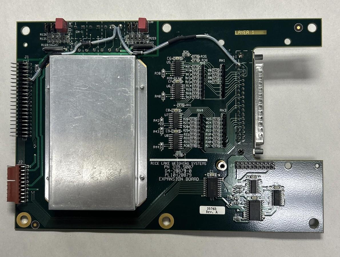 Used RICE LAKE WEIGHING SYSTEMS,319.5007,EXPANISION CIRCUIT BOARD