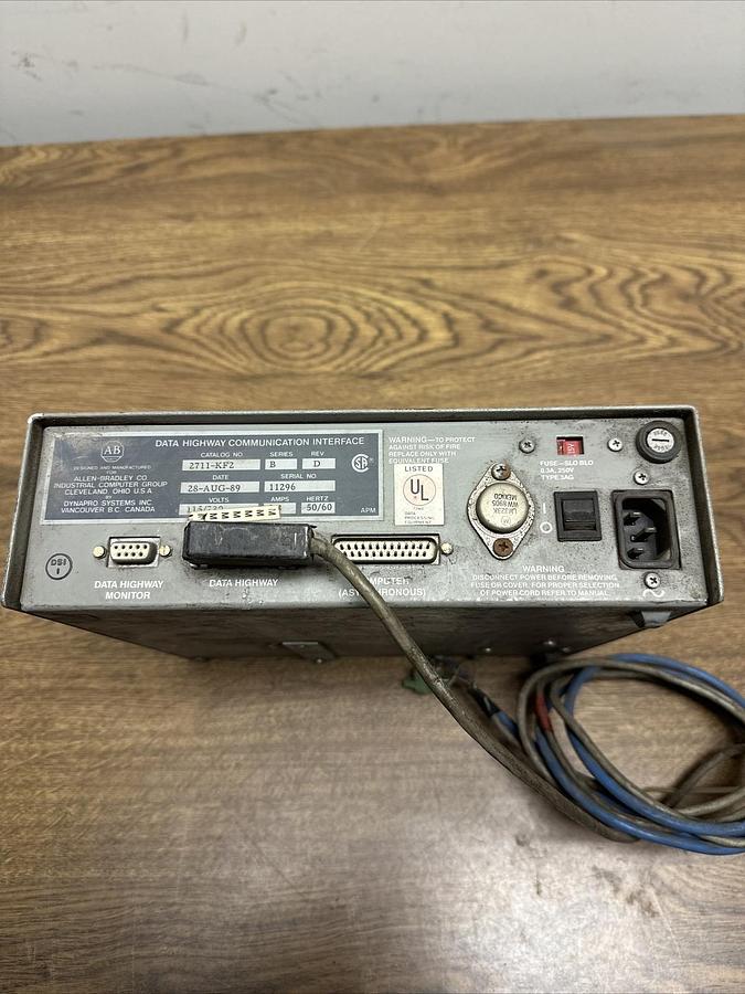 Used Allen Bradley,2711-KF2,Data Highway Communication Interface