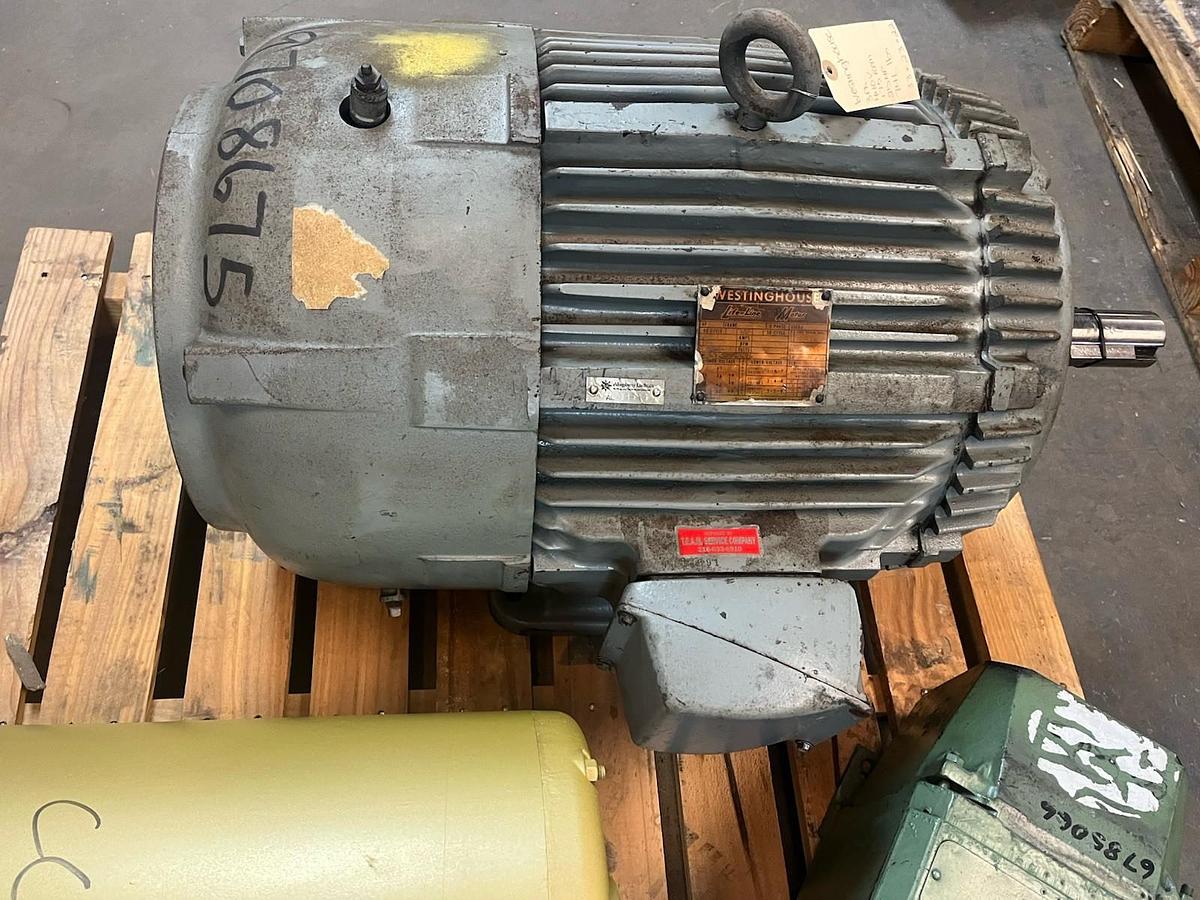 Used WESTINGHOUSE,ABFC,LIFE-LINE MOTOR 25HP 364U 1175RPM 440V 3PH