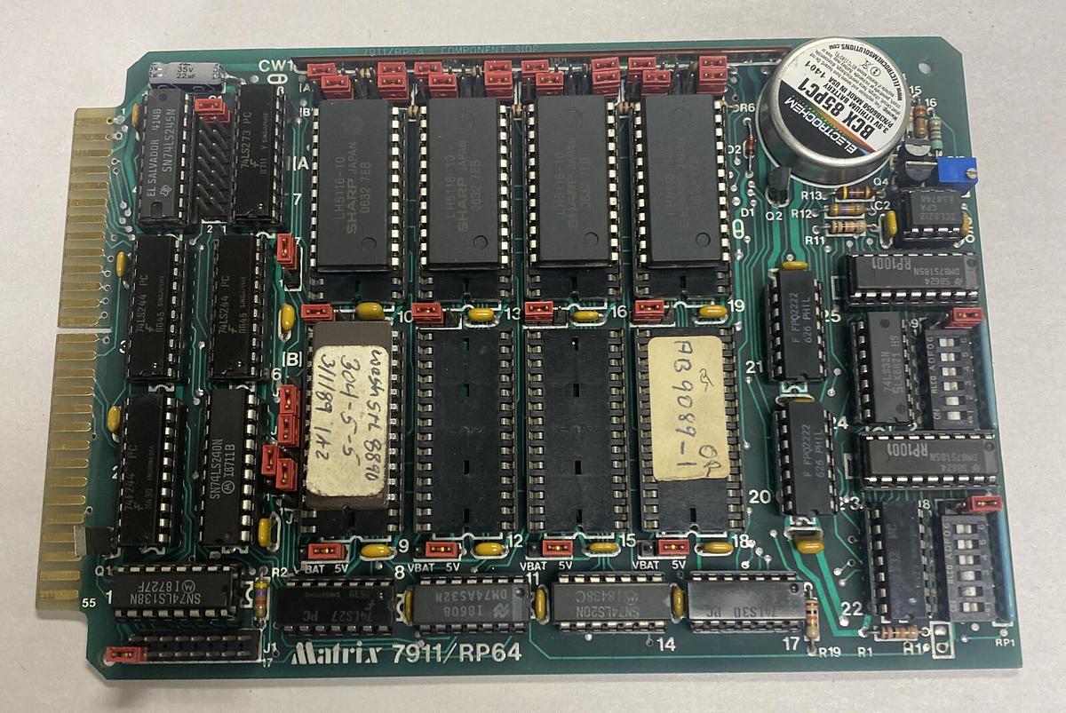 MATRIX,7911/RP64,PCB MEMORY MODULE ASSY NOS